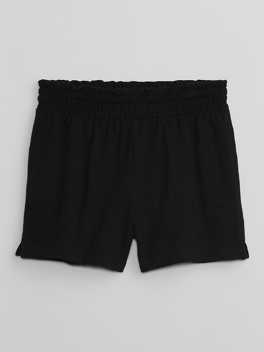 View large product image 1 of 1. Kids Smocked Jersey Pull-On Shorts