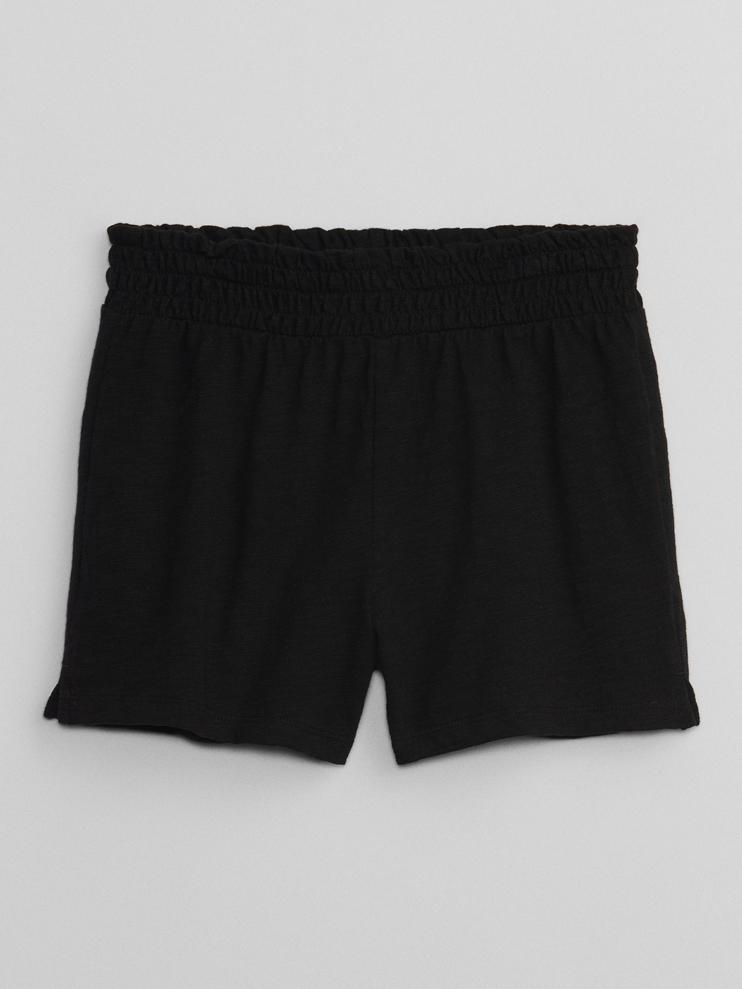 Kids Smocked Jersey Pull-On Shorts
