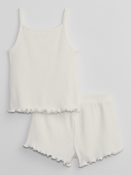 View large product image 2 of 2. babyGap Ribbed Cami Two-Piece Outfit Set