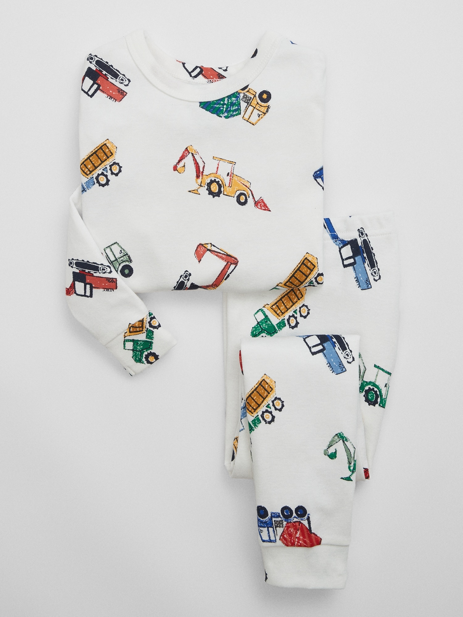 babyGap 100% Organic Cotton Digger Truck PJ Set