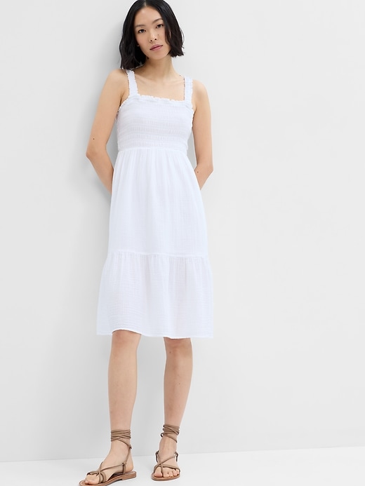 Image number 9 showing, Smocked Midi Dress