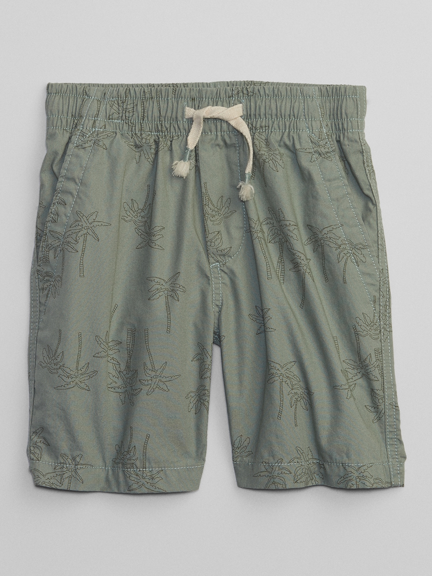 Kids Poplin Pull-On Shorts with Washwell
