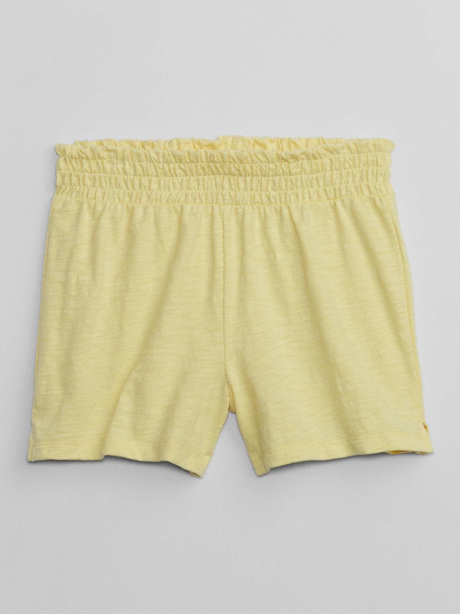Kids Smocked Jersey Pull-On Shorts