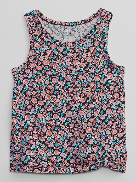 Image number 1 showing, babyGap Print Knot-Tie Tank Top