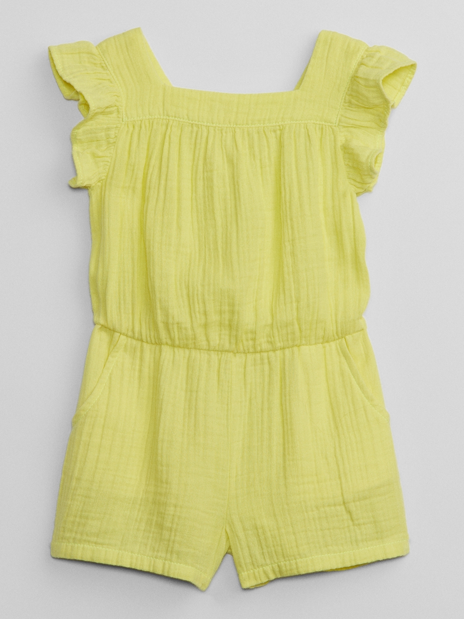 babyGap Gauze Ruffle Romper