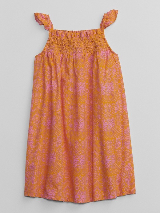 View large product image 1 of 2. babyGap Smocked Print Dress
