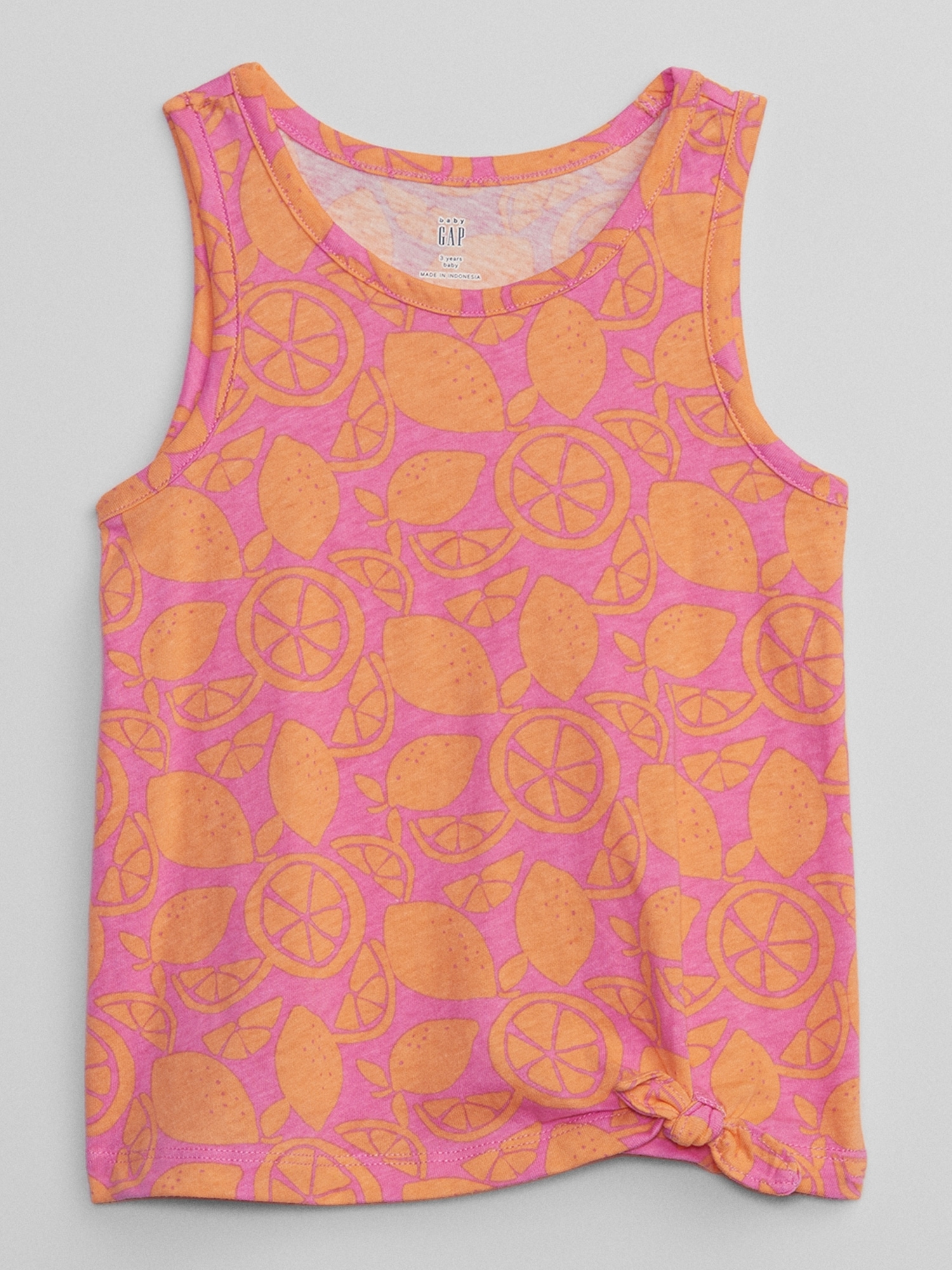 babyGap Print Knot-Tie Tank Top