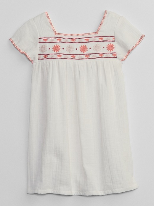 View large product image 1 of 2. babyGap Gauze Embroidered Dress