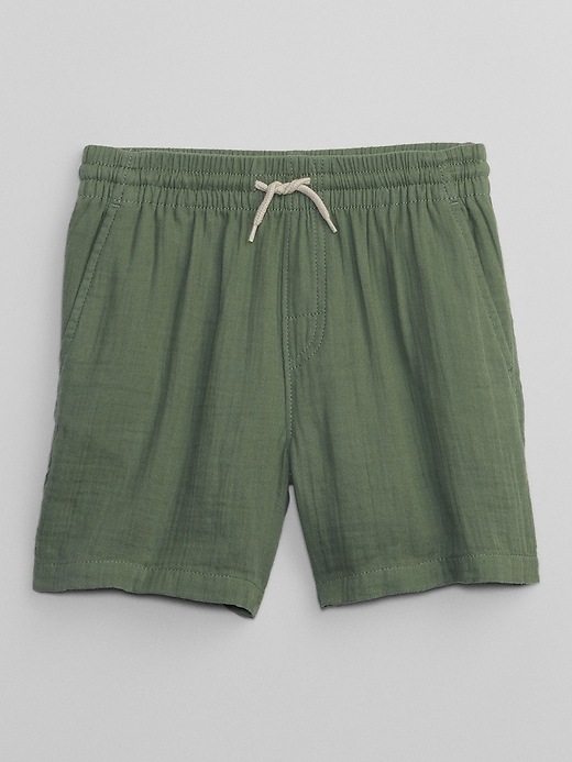 View large product image 1 of 4. Kids Gauze Pull-On Shorts with Washwell