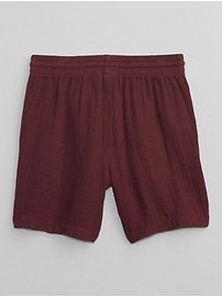 View large product image 3 of 4. Kids Gauze Pull-On Shorts with Washwell
