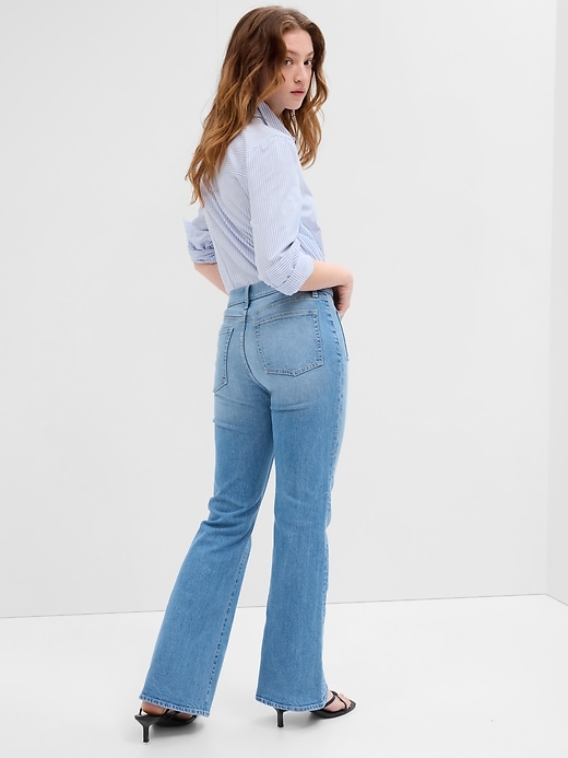 Image number 2 showing, High Rise '70s Flare Jeans with Washwell