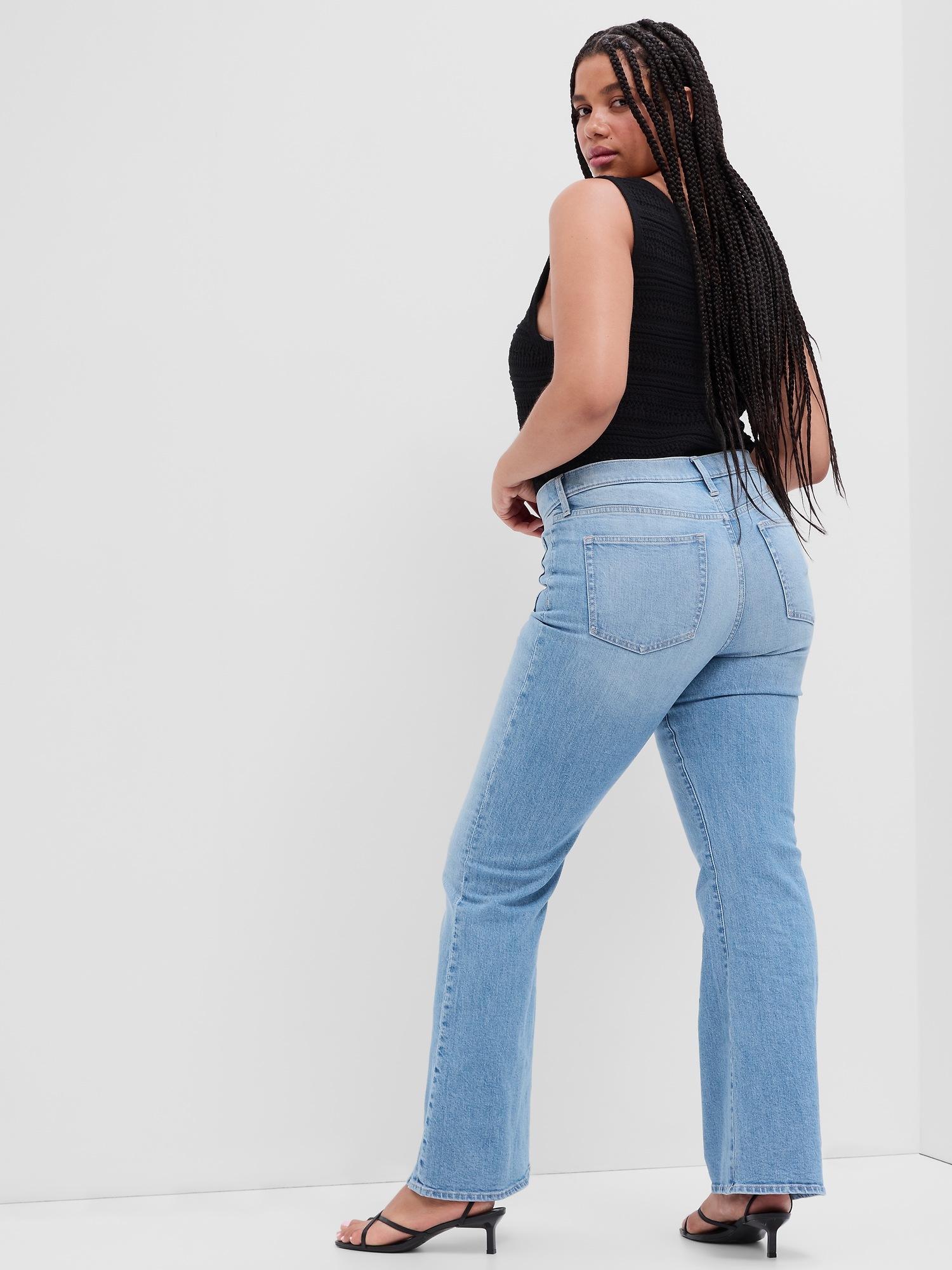 High Rise '70s Flare Jeans