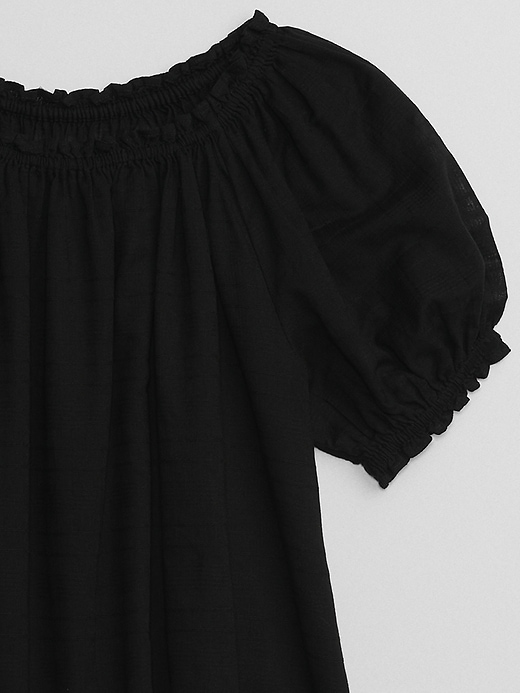 Image number 6 showing, Relaxed Boatneck Puff Sleeve Top