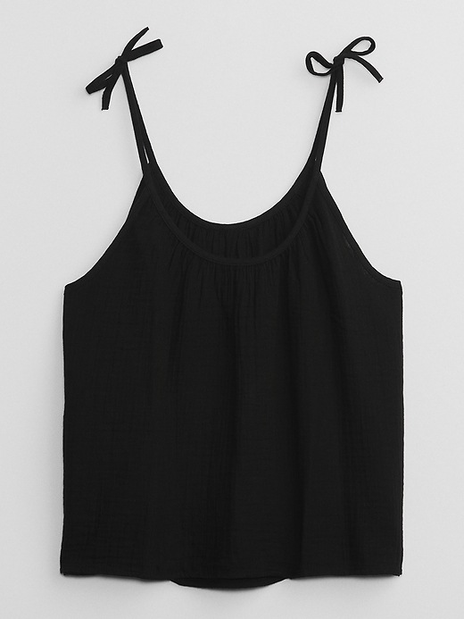 Image number 5 showing, Relaxed Gauze Scoopneck Cami