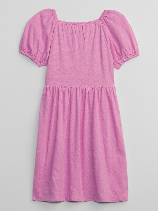 View large product image 2 of 2. Kids Smocked Puff Sleeve Dress