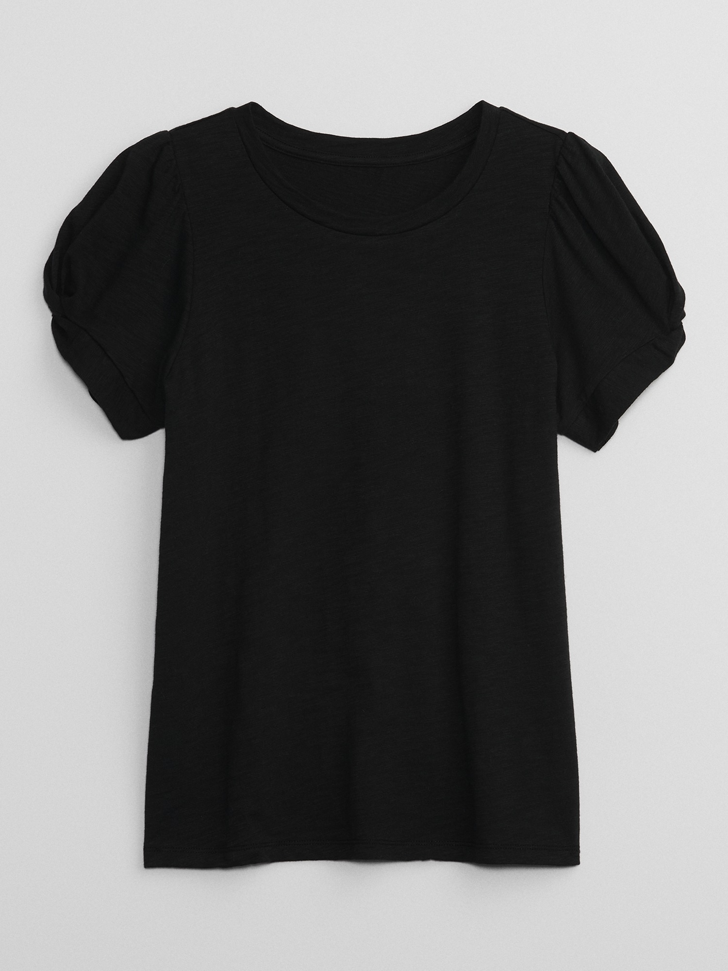 Puff Sleeve T Shirt Gap Factory softest-long-sleeve-t-shirt-for-girls-old-navy
