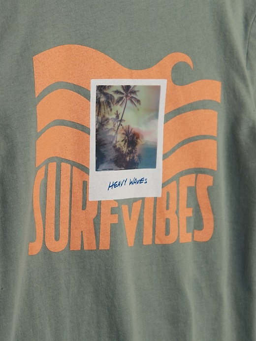 View large product image 2 of 2. Kids Interactive Graphic T-Shirt