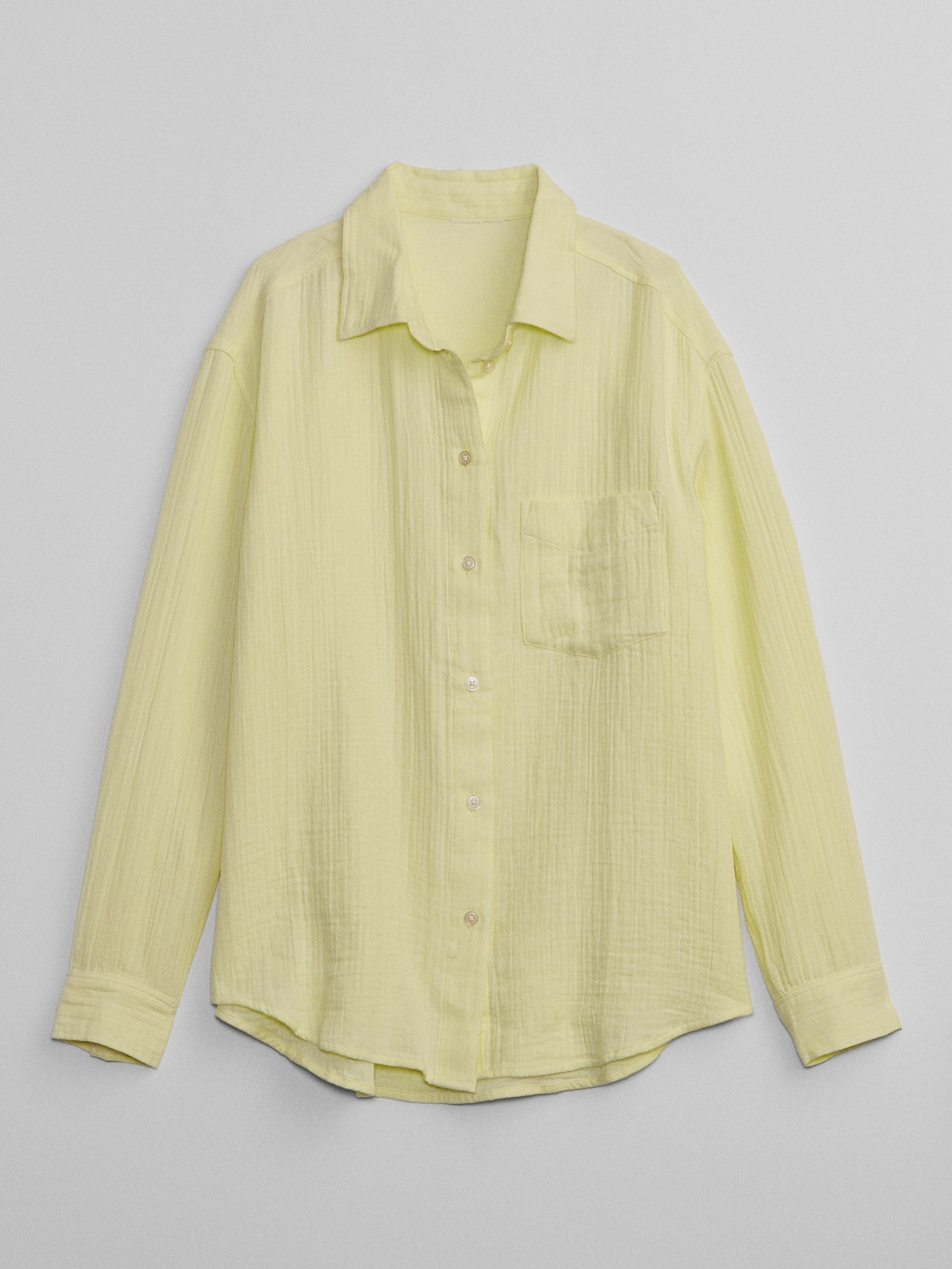 Gauze Big Shirt | Gap Factory