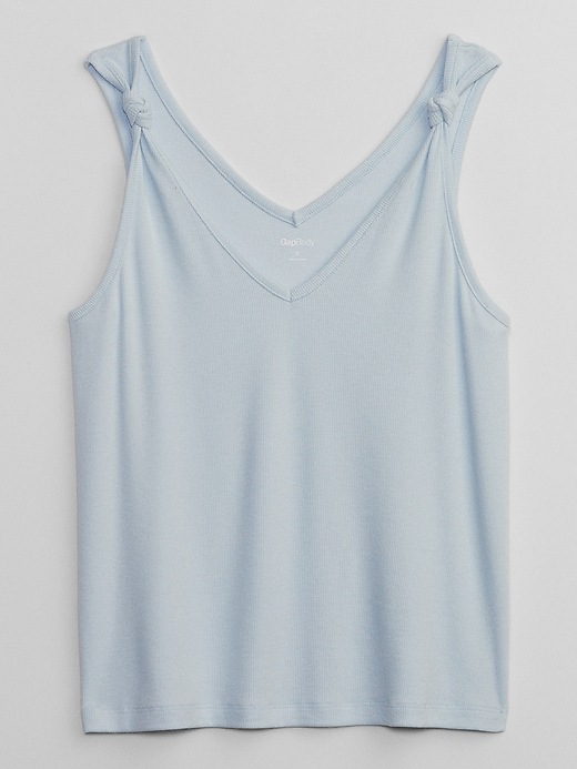 Image number 3 showing, Relaxed Ribbed PJ Tank Top