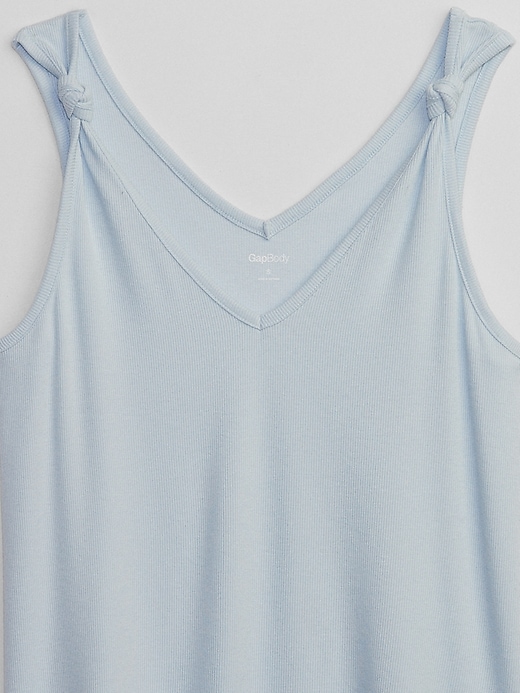 Image number 4 showing, Relaxed Ribbed PJ Tank Top