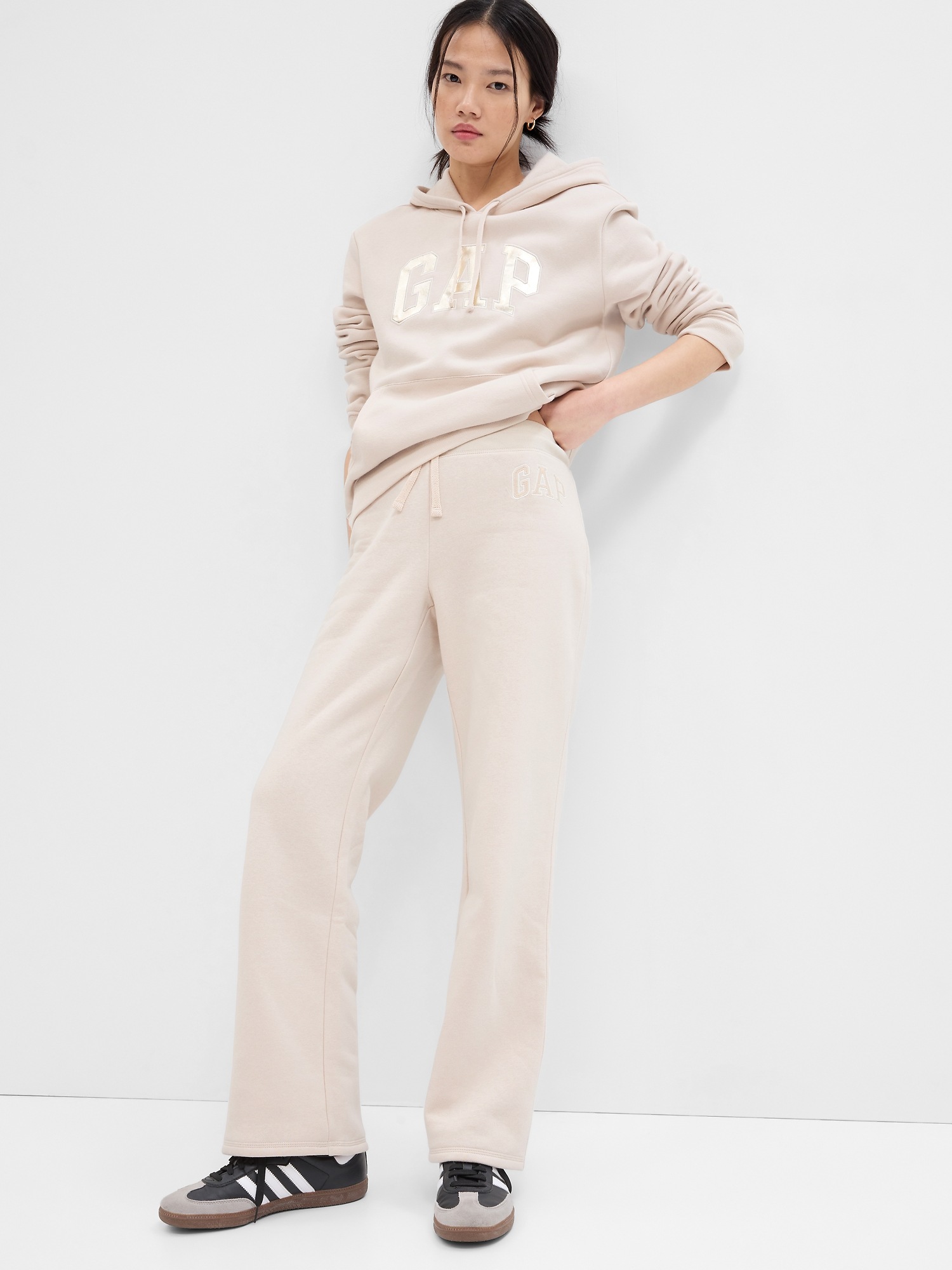 Gap Logo Bootcut Sweatpants Gap Factory