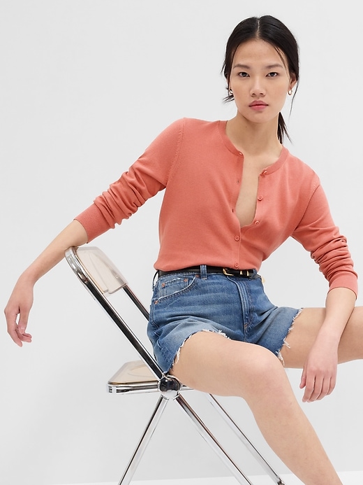 Image number 8 showing, Crewneck Cardigan
