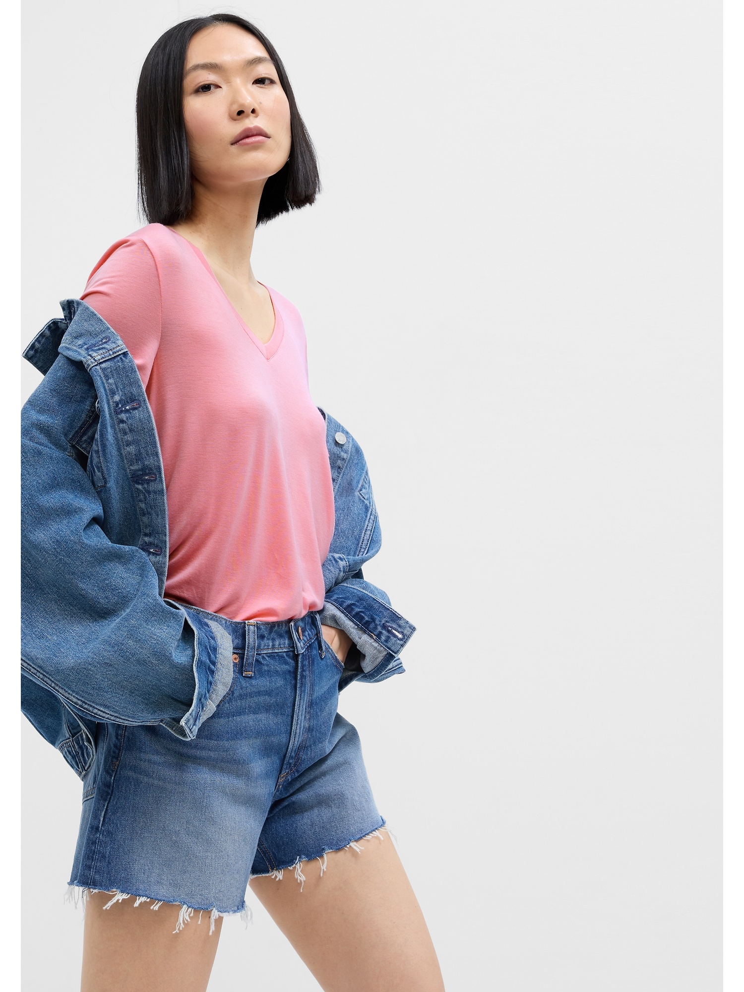 Luxe V-Neck T-Shirt