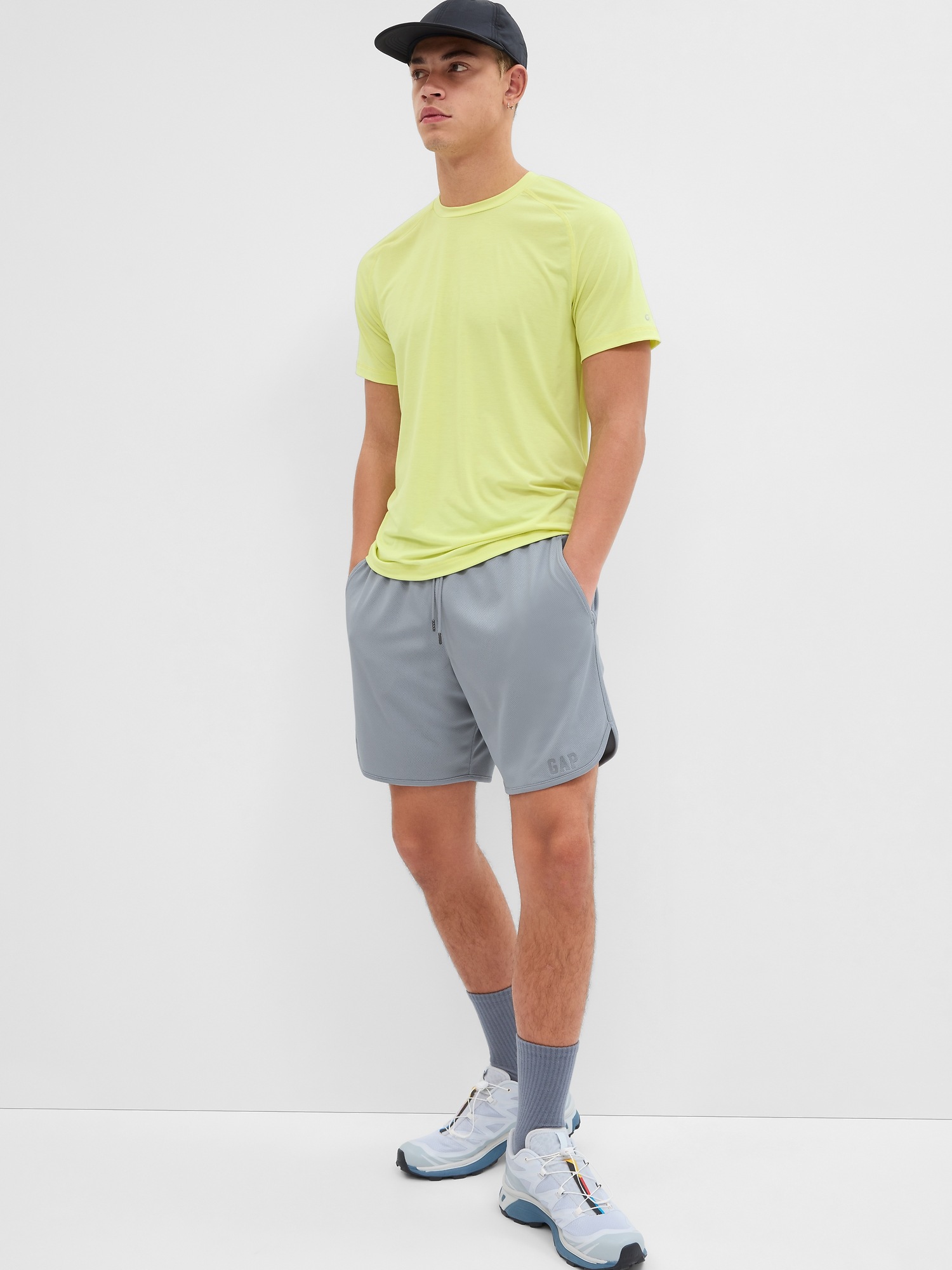 Mesh Logo Basketball Shorts