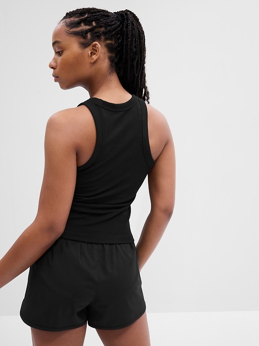 Image number 7 showing, GapFit CoolDry Ribbed High Neck Tank