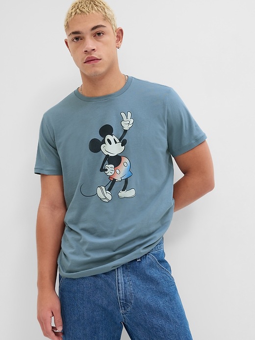 【epa】Mickey T“GRY” Gap × Disney Mickey Mouse Graphic T-Shirt | Gap Factory