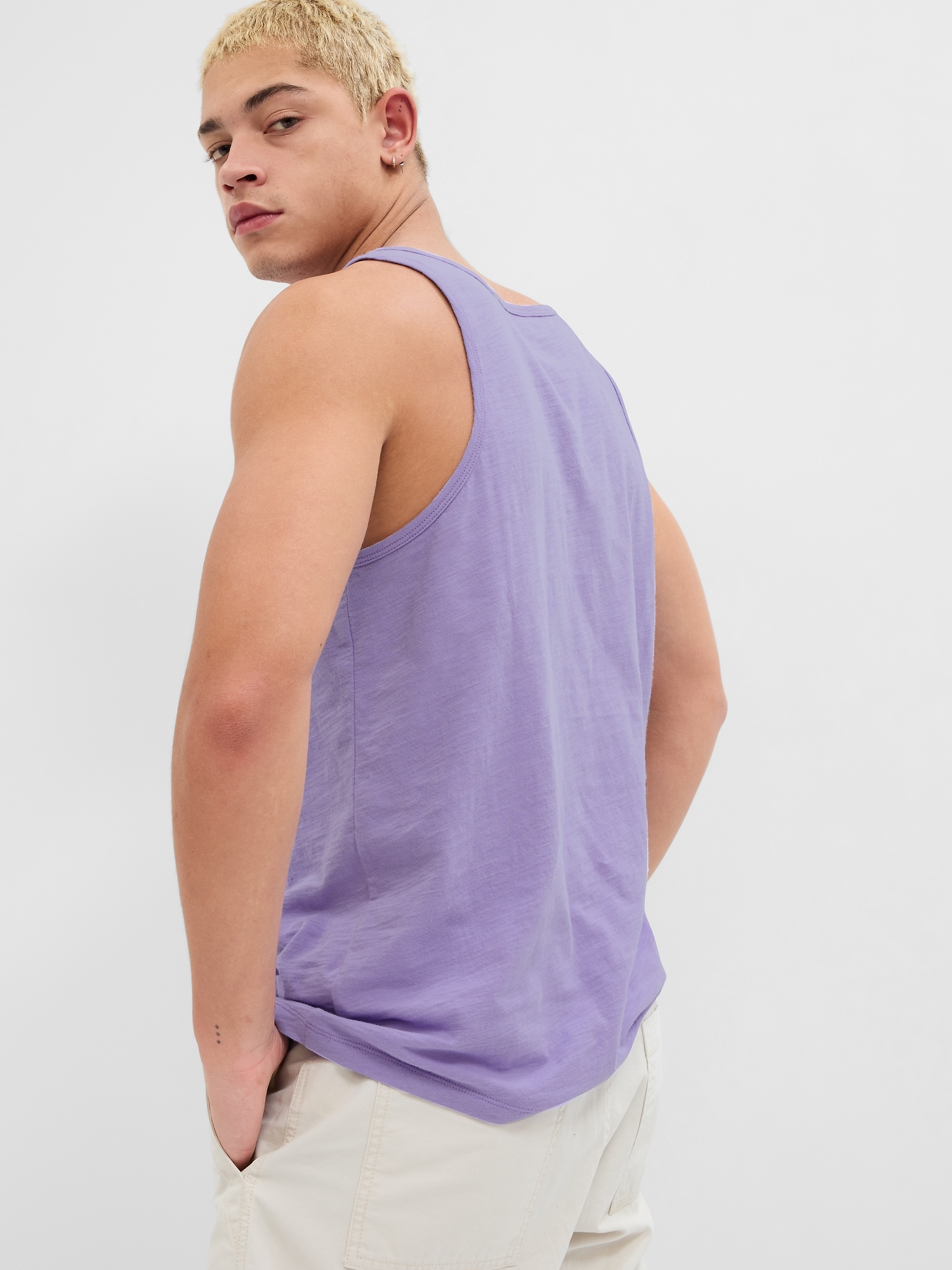 Lived-In Pocket Tank Top | Gap Factory