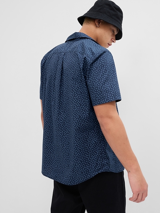 Image number 2 showing, Stretch Poplin Shirt in Standard Fit