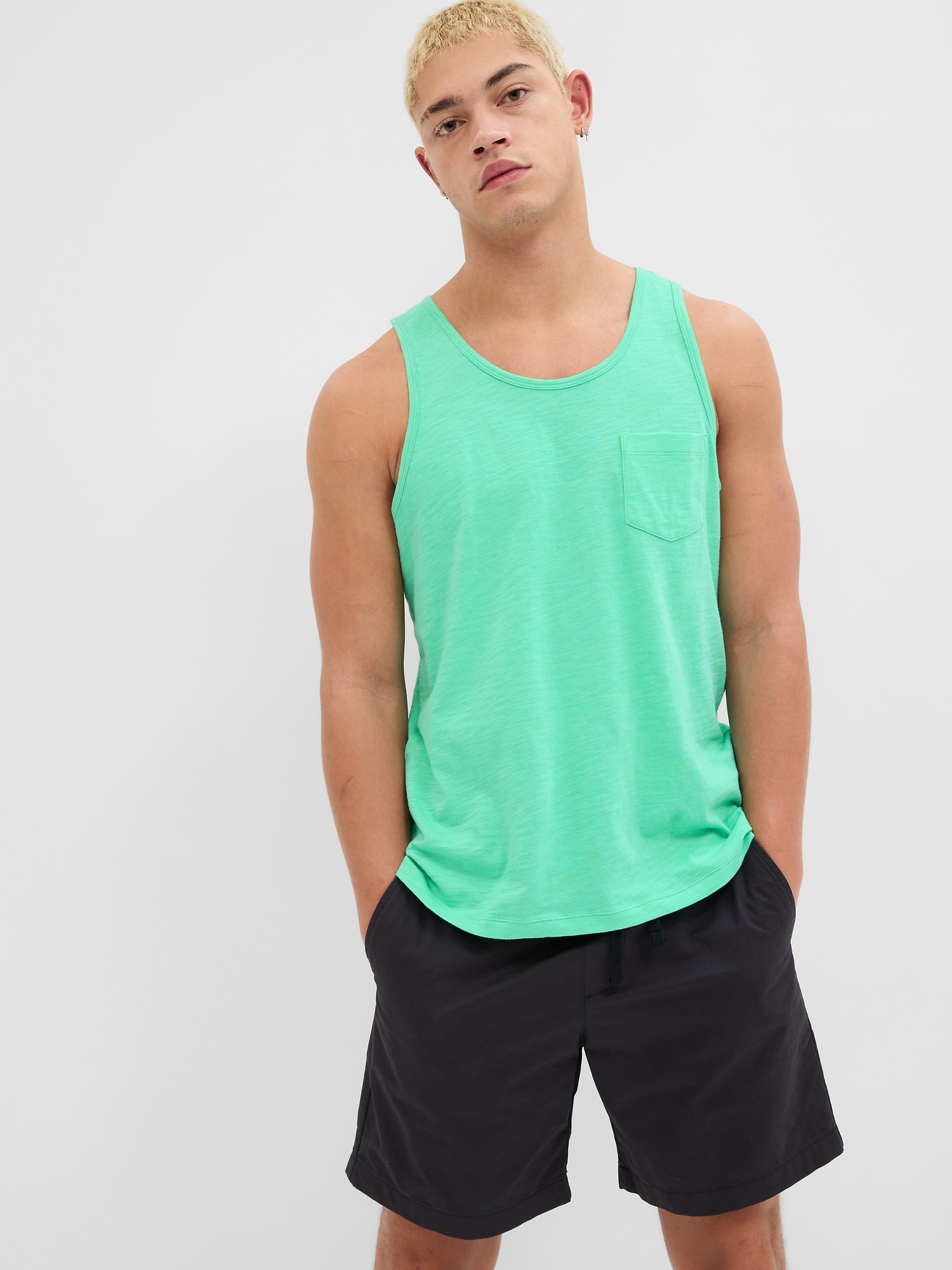Lived-In Pocket Tank Top