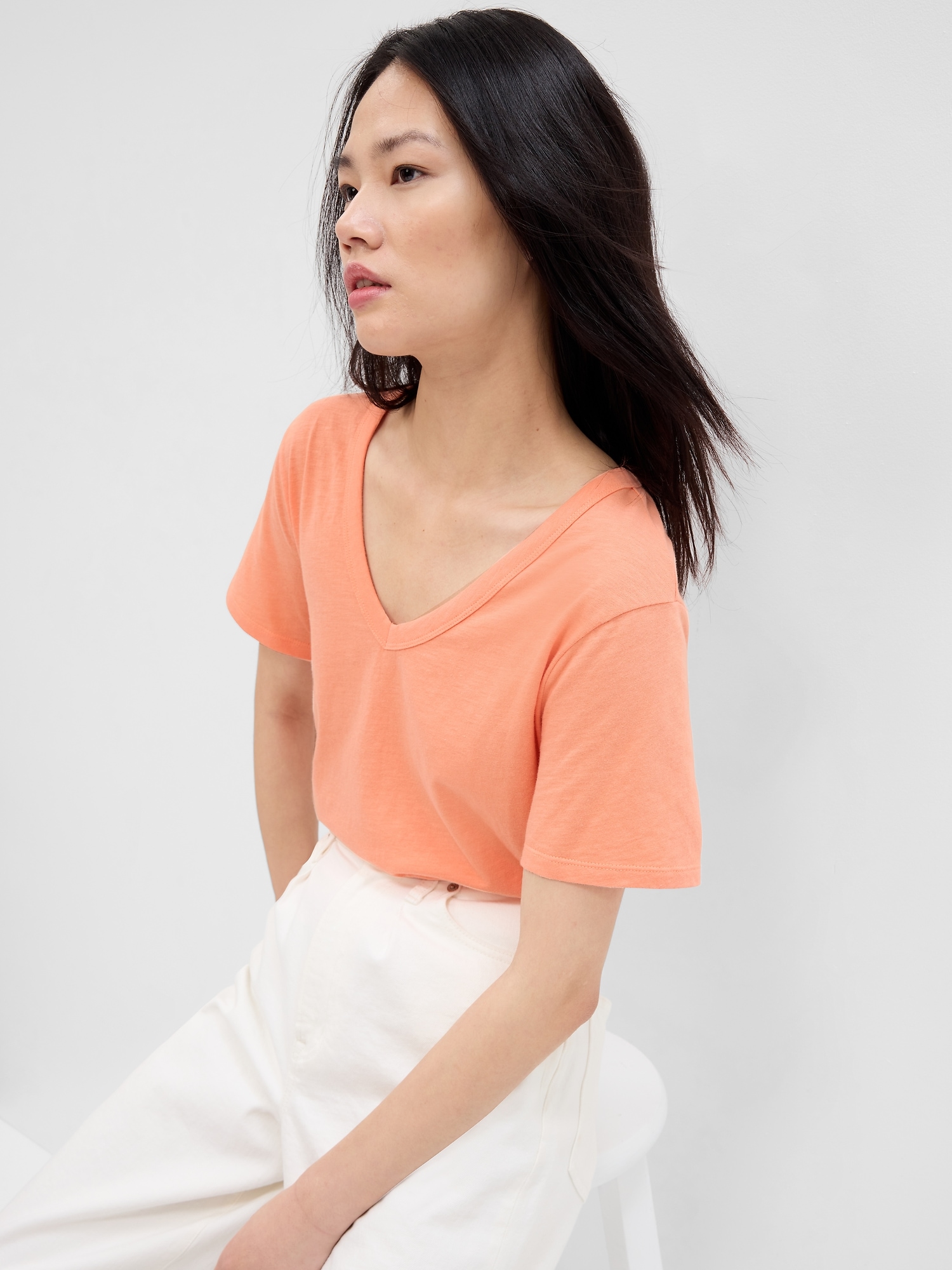 ForeverSoft Relaxed V-Neck T-Shirt