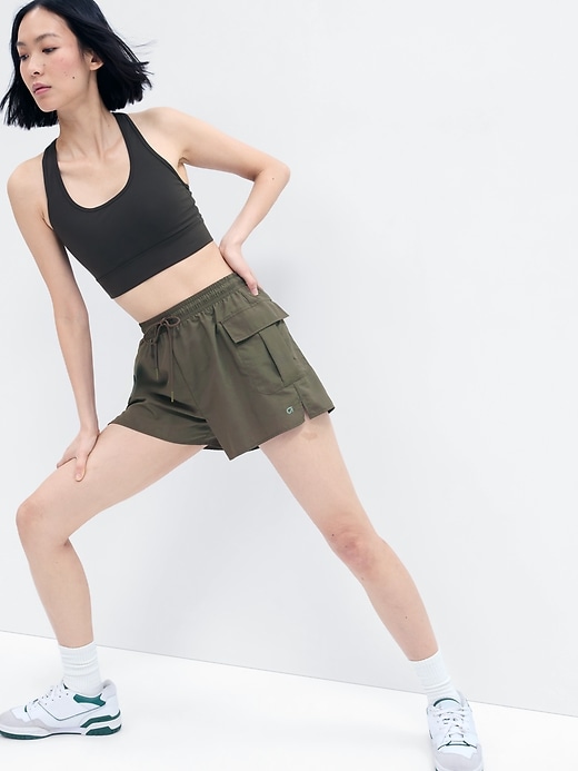 Image number 1 showing, GapFit 3" Cargo Trail Shorts