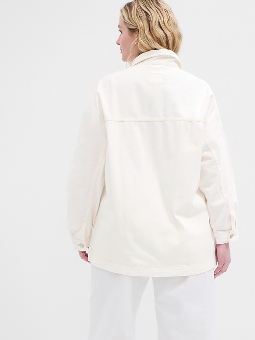 Image number 2 showing, Denim Shirt Jacket with Washwell
