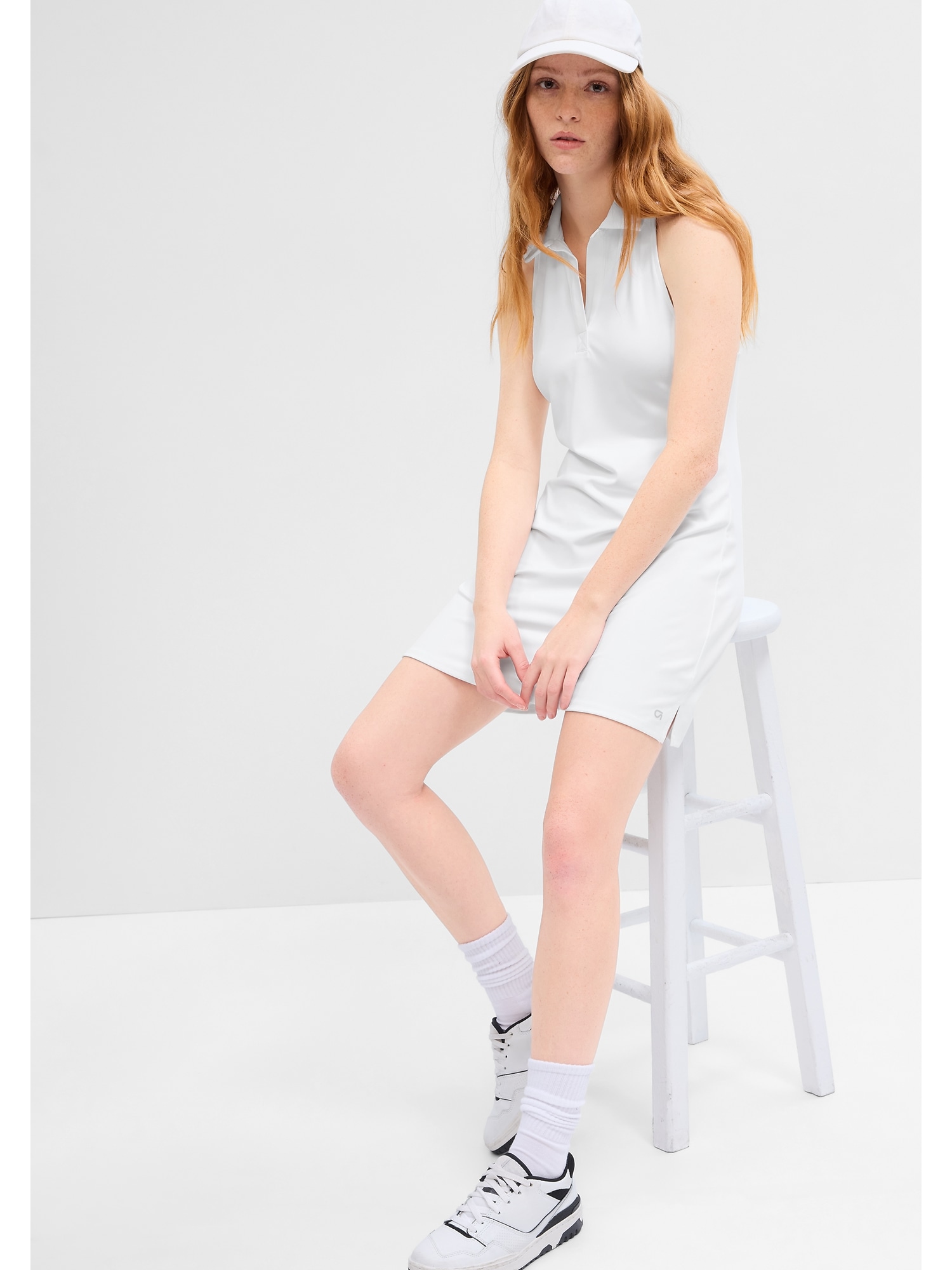 GapFit Studio Polo Dress