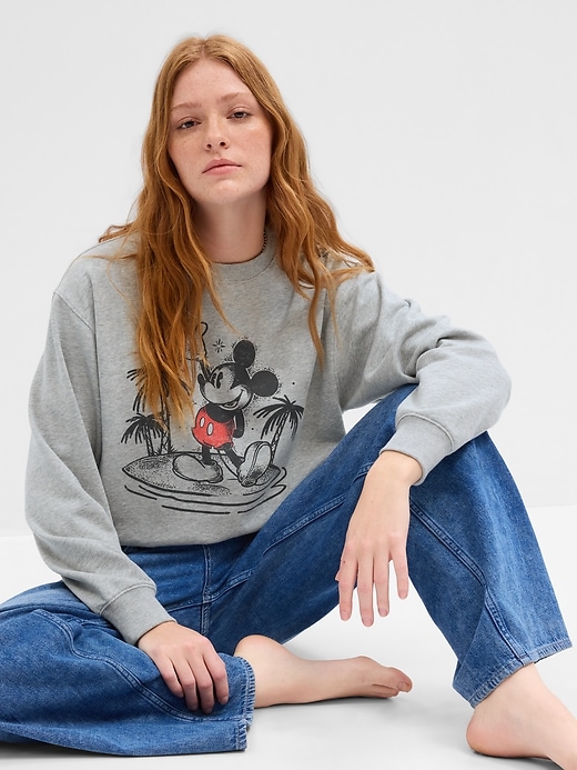 Image number 1 showing, Disney Mickey Mouse Relaxed Graphic Sweatshirt