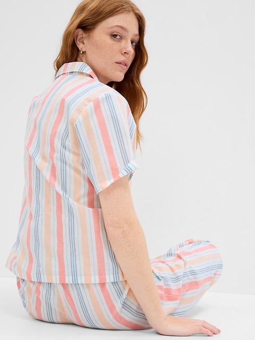 Image number 2 showing, Stripe Poplin PJ Shirt
