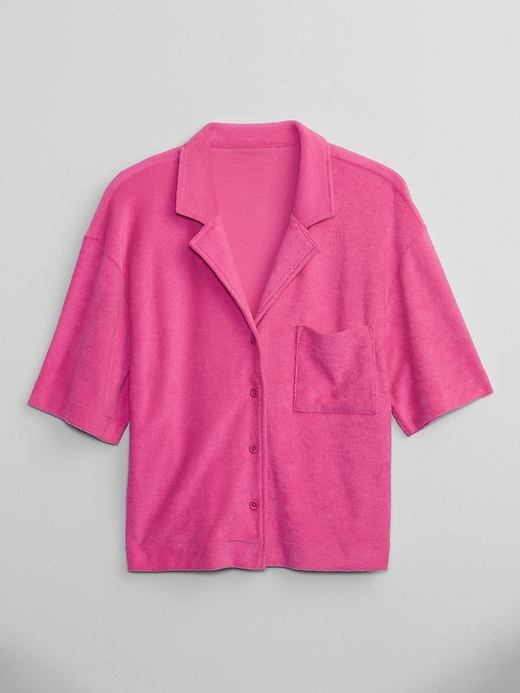 Image number 3 showing, Relaxed Towel Terry Top