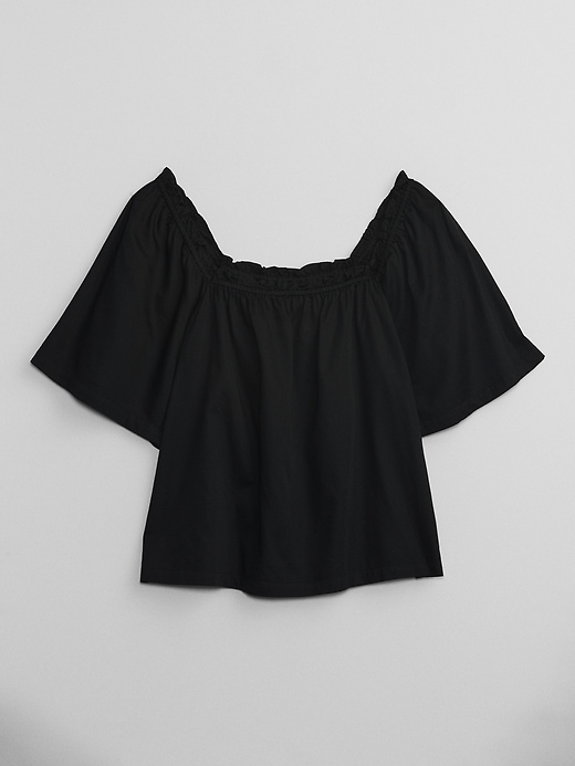Image number 3 showing, Oversized Squareneck Puff Sleeve Top