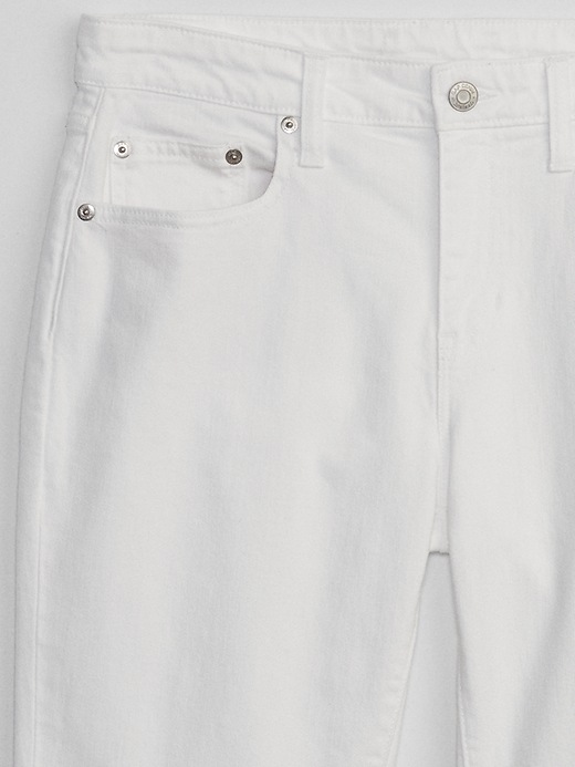 Image number 6 showing, 9" Mid Rise Denim Bermuda Shorts with Washwell