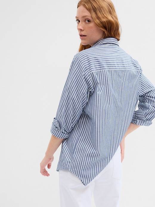 Image number 6 showing, Poplin Big Shirt