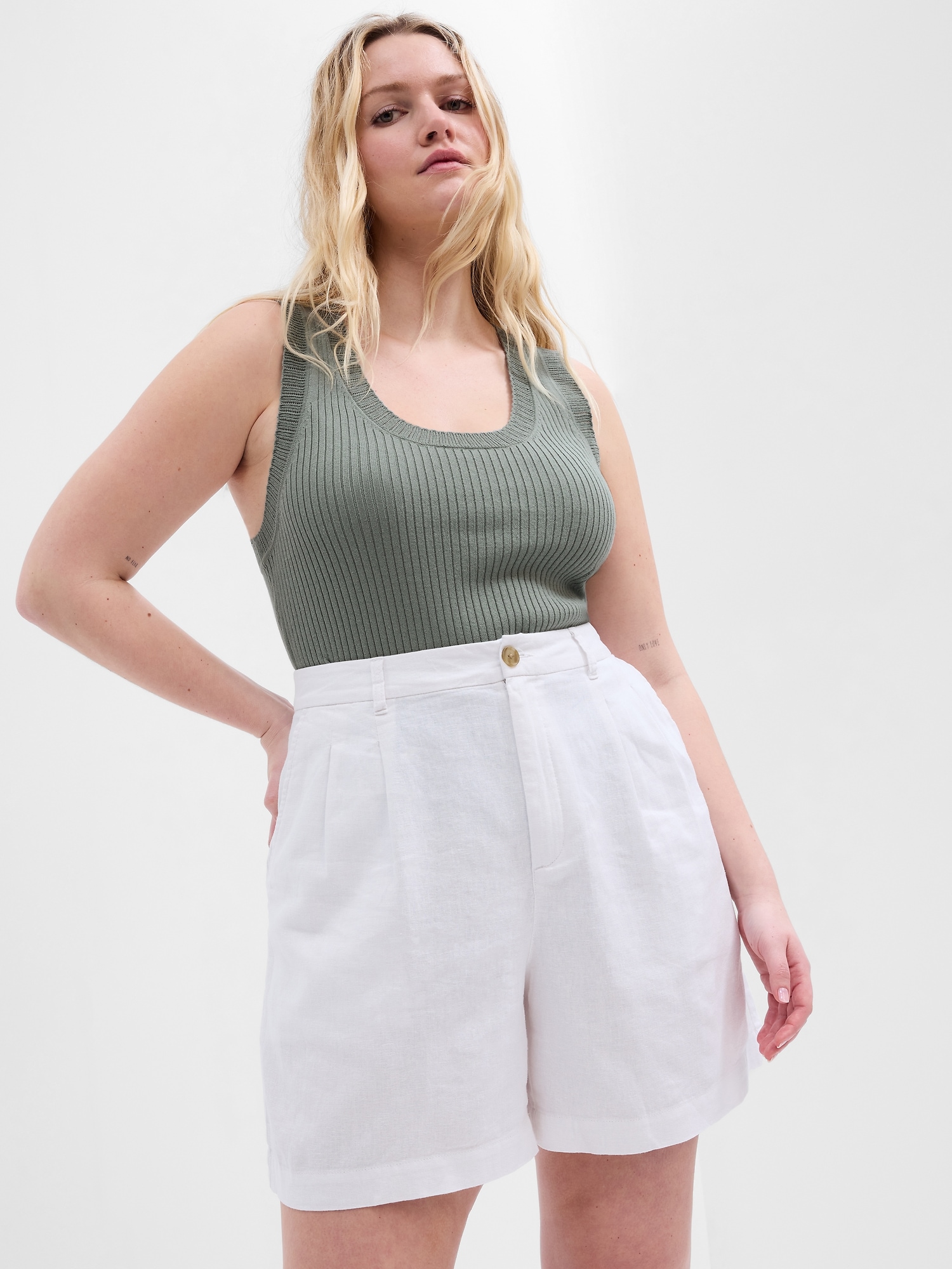 Crochet Scoopneck Tank Top
