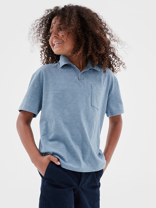 View large product image 2 of 2. Kids Khaki Shorts with Washwell