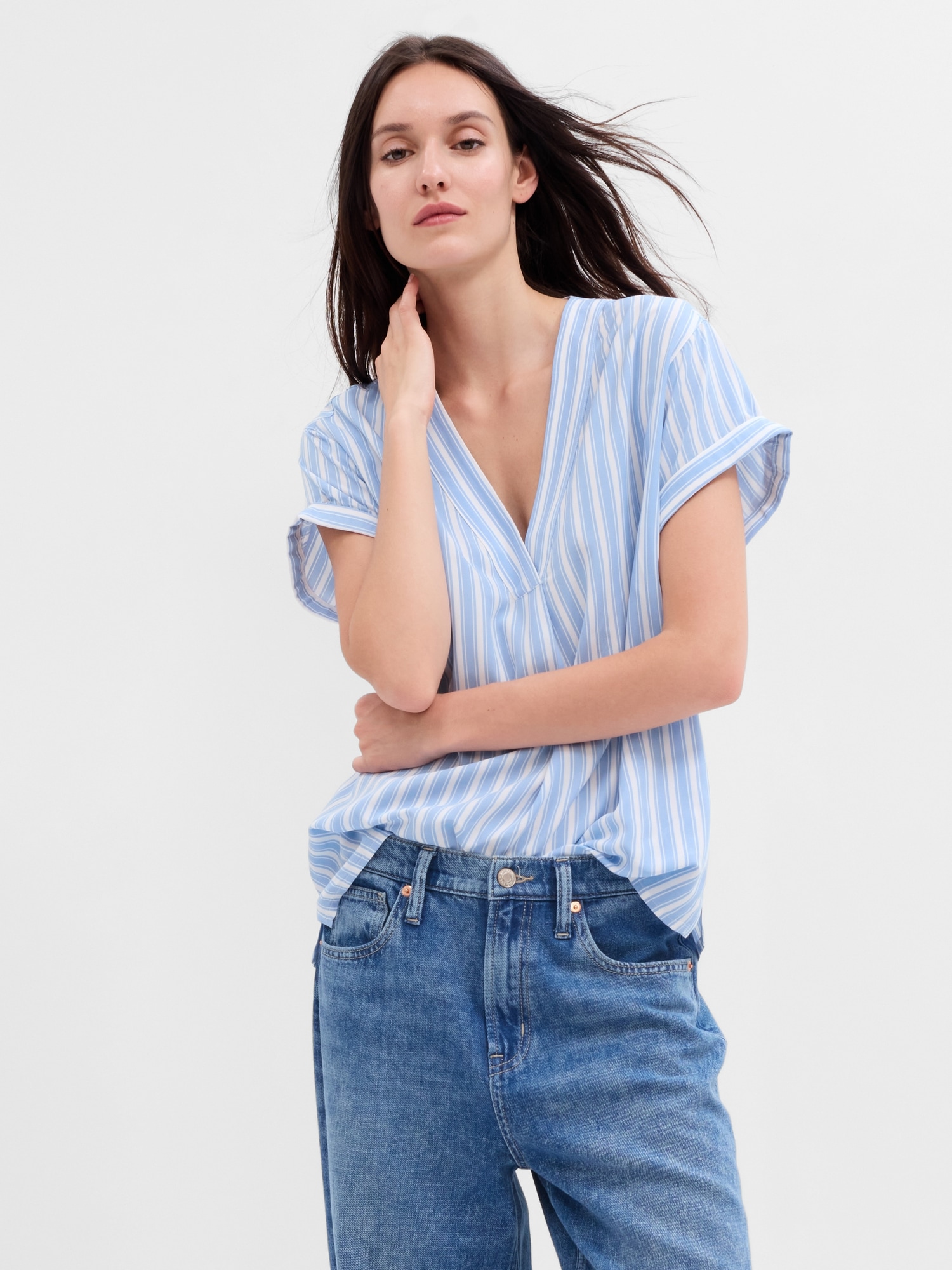 V-Neck Top | Gap Factory