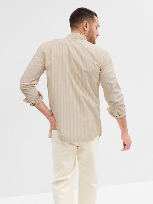 Image number 5 showing, Stretch Poplin Shirt in Slim Fit