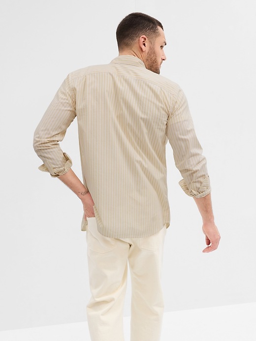 Image number 2 showing, Stretch Poplin Shirt in Slim Fit
