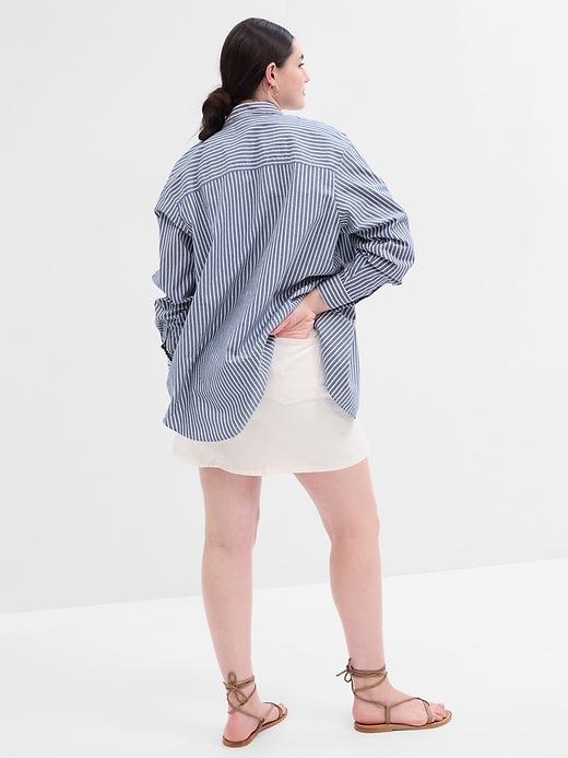 Image number 2 showing, Poplin Big Shirt