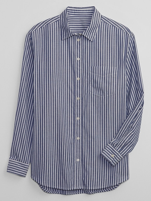Image number 3 showing, Poplin Big Shirt